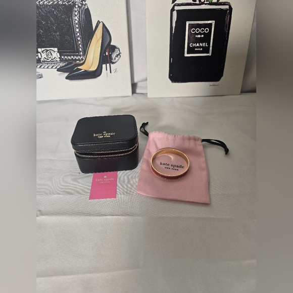 LOW START🔥♠️ KATE SPADE BUNDLE NEW JEWELRY BOX & EUC BRACELET - Picture 2 of 15